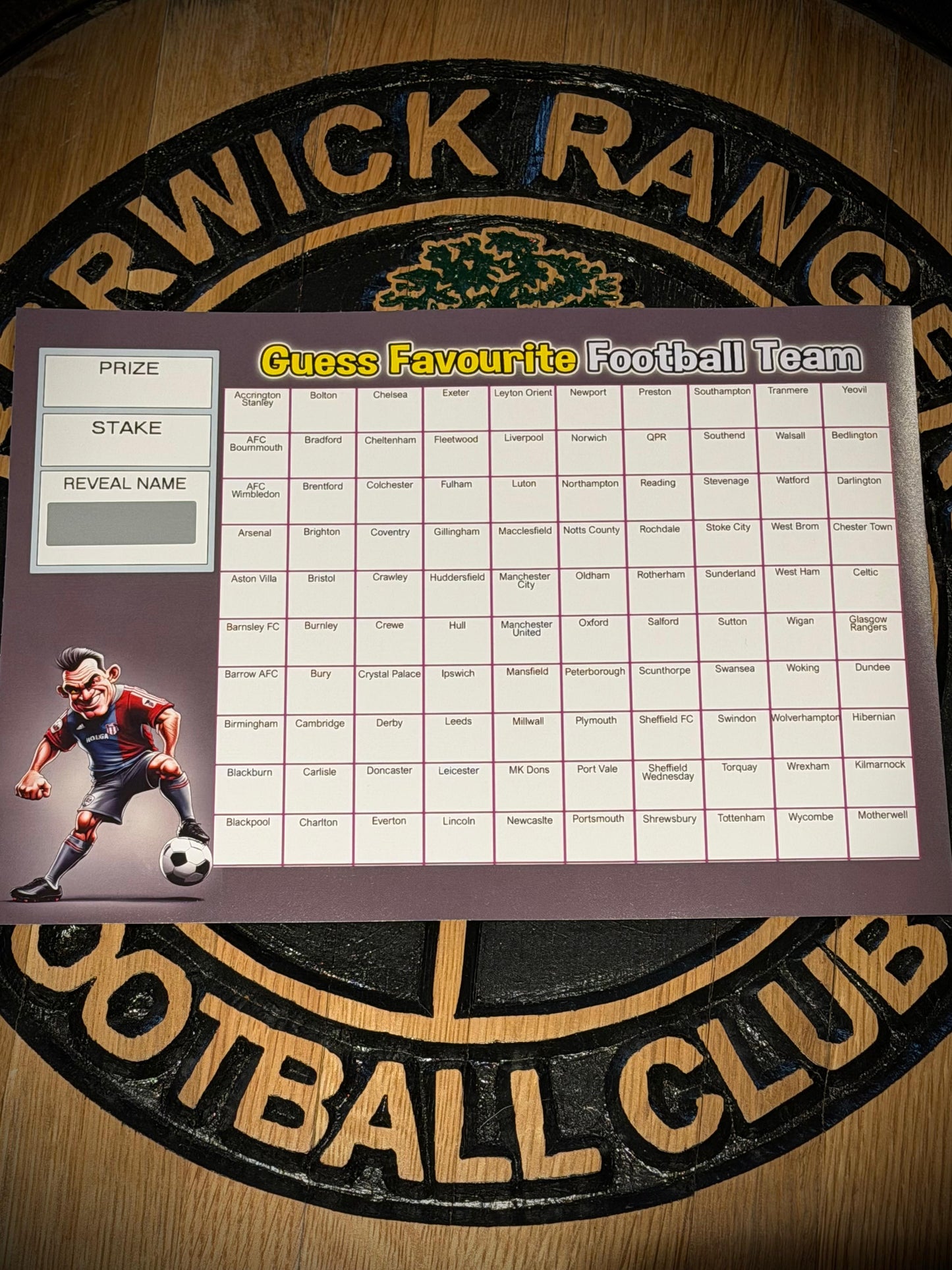 Football Card 1 - Sat 14 February