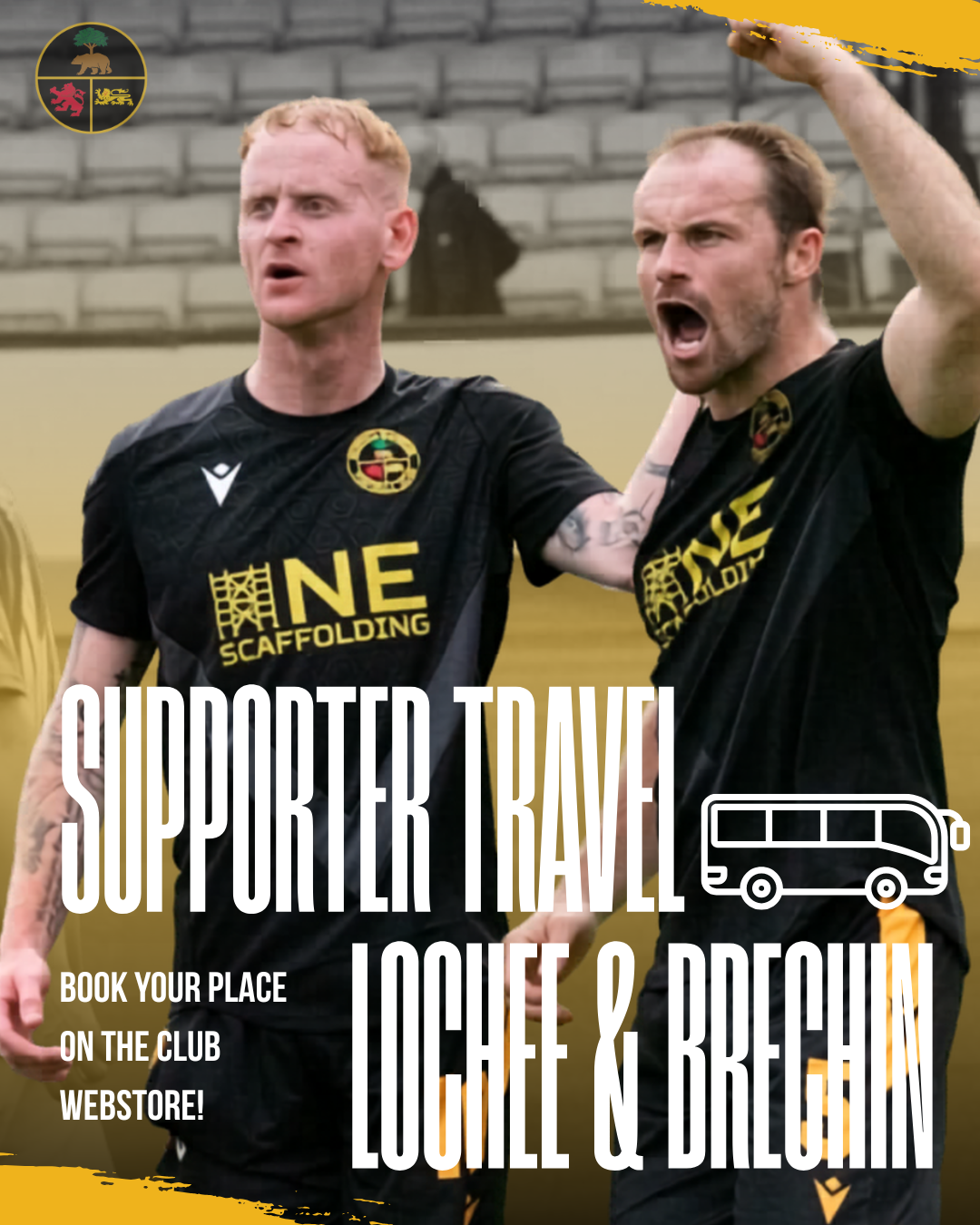 Bus Travel - Lochee United and Brechin City