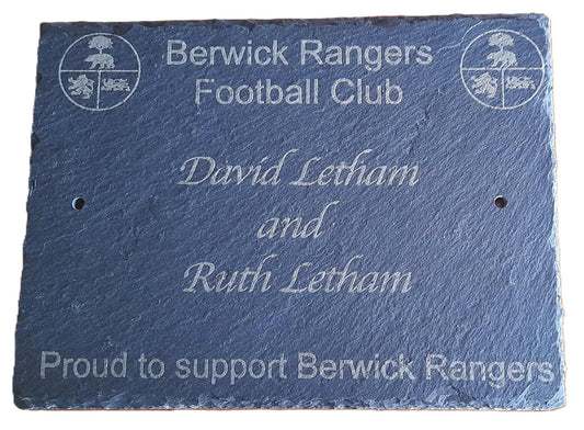 BRFC Slate Plaque