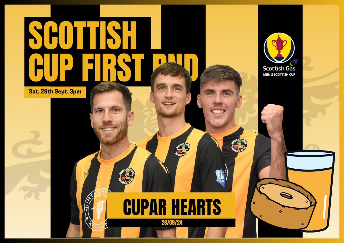 Scottish Cup | Pie & Pint Deal